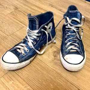 Heather Blue Converse